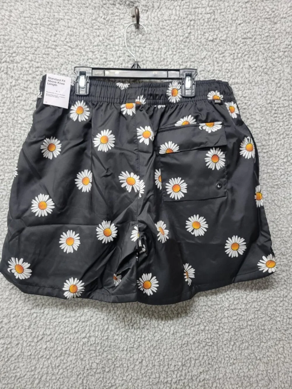 Nike Black Daisy Print Athletic Shorts